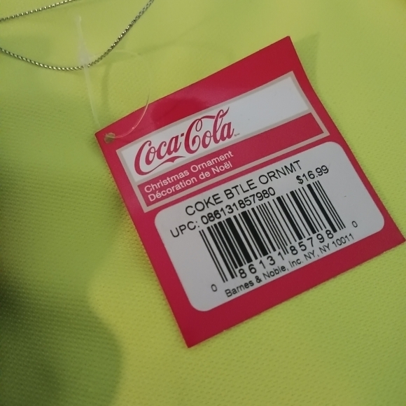 Coca Cola Christmas 🎄 Tree Ornament NWT - Picture 2 of 2